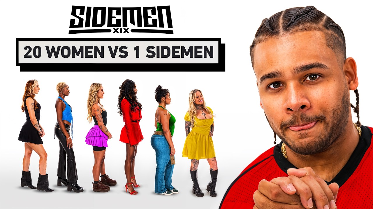 YouTube post by @Sidemen for XIX Vodka. Caption reads: [...] 🎥: Access exclusive content at: 🍹: XIX....