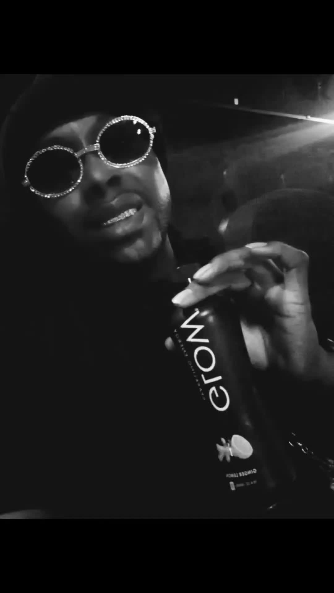 TikTok post by @therealrgs for GLOW Beverages. Caption reads: [...] drink Glow Now Go And buy it UP!! @GLOW....