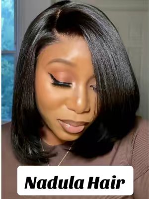 TikTok post by @kenishaelita for Nadula. Caption reads: [...] about this wig 10/10 🔥🔥🔥 Hair :....