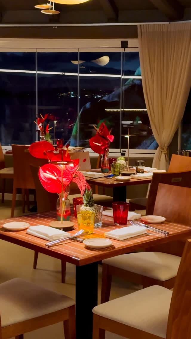 Instagram post by @phibeachofficial for Herno. Caption reads: By night, the Herno Suite becomes pure....