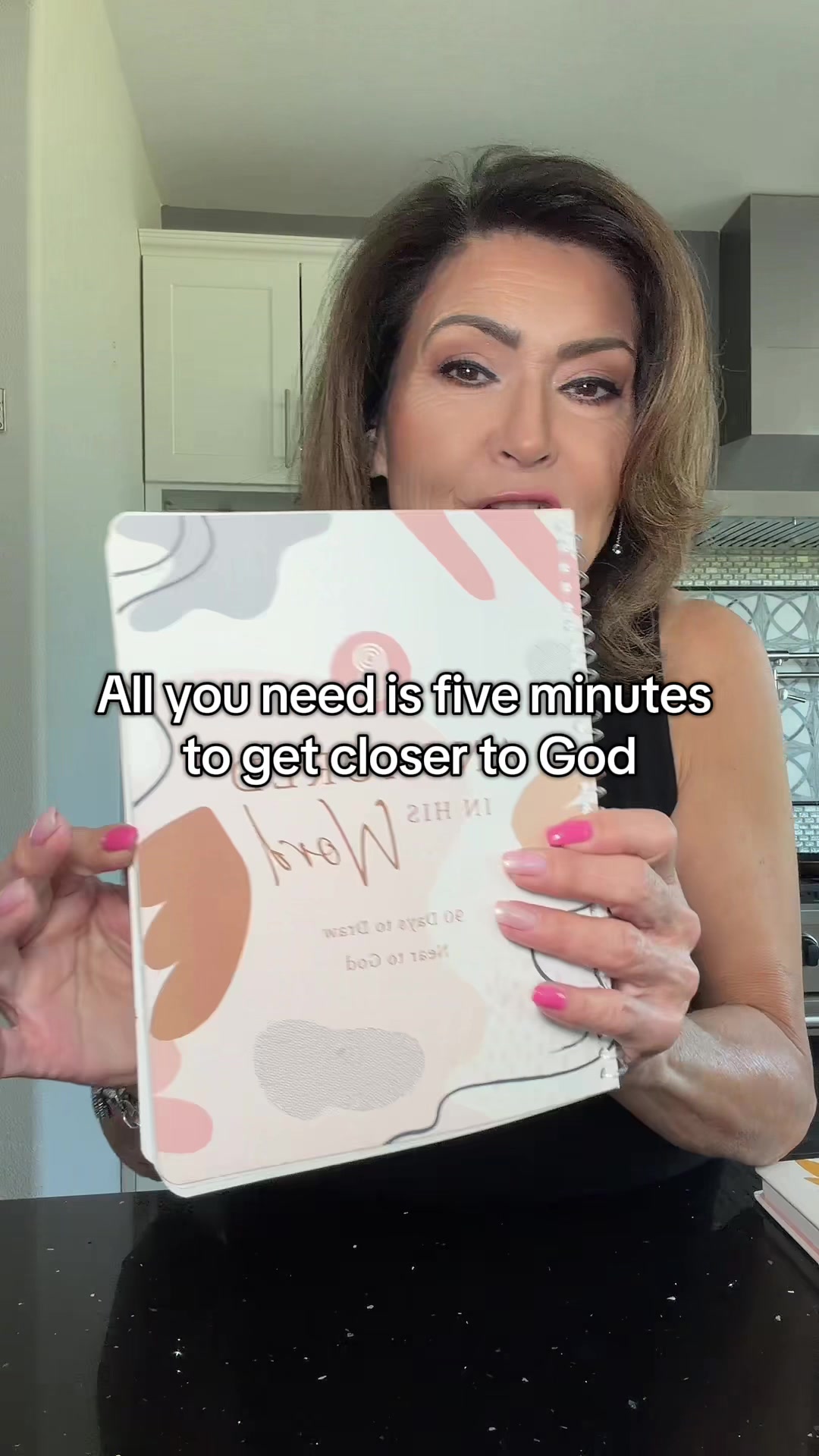 TikTok post by @sassandspirit for Spiral Bible. Caption reads: [...] to start an end your day! #spiralbible....