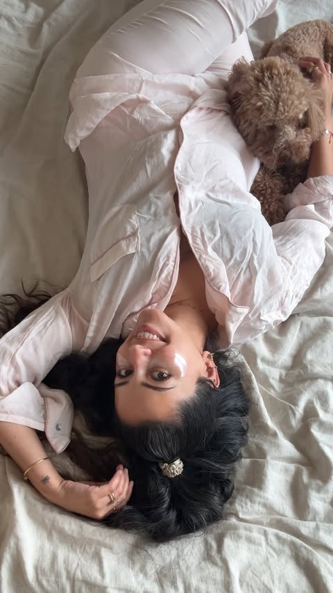 Instagram post by @kaushal for Fussy. Caption reads: [...] day ☁️🧖🏽‍♀️📚 Get 15% of your first Fussy....