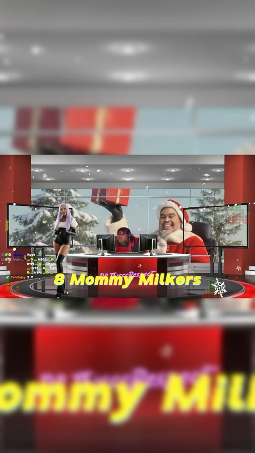 Instagram post by @megamovielord for Twitch. Caption reads: 12 Days of Twitch’Mas celebrates everything great....