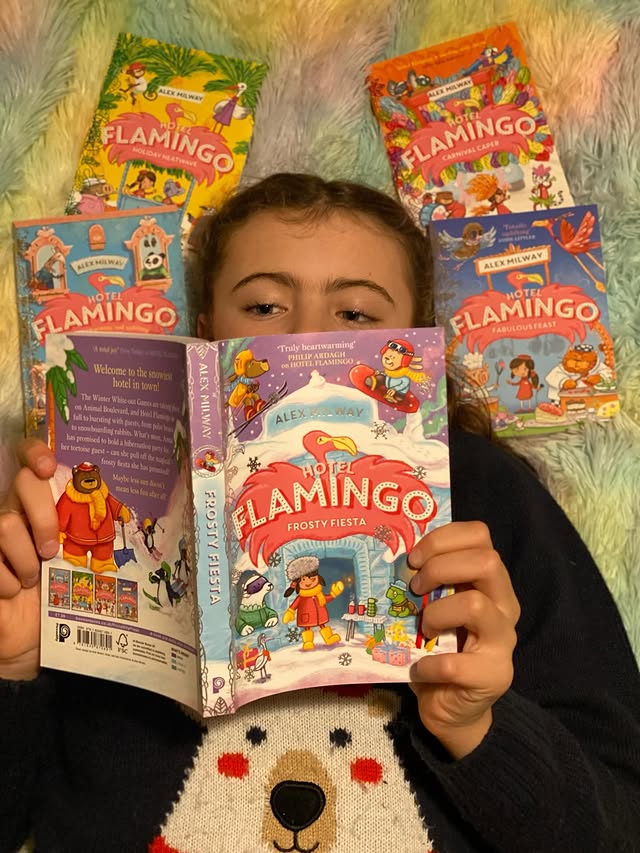 Instagram post by @justanormalmum_ for Mumsnet. Caption reads: Ad| Welcome to the Snowiest Hotel in the world in....