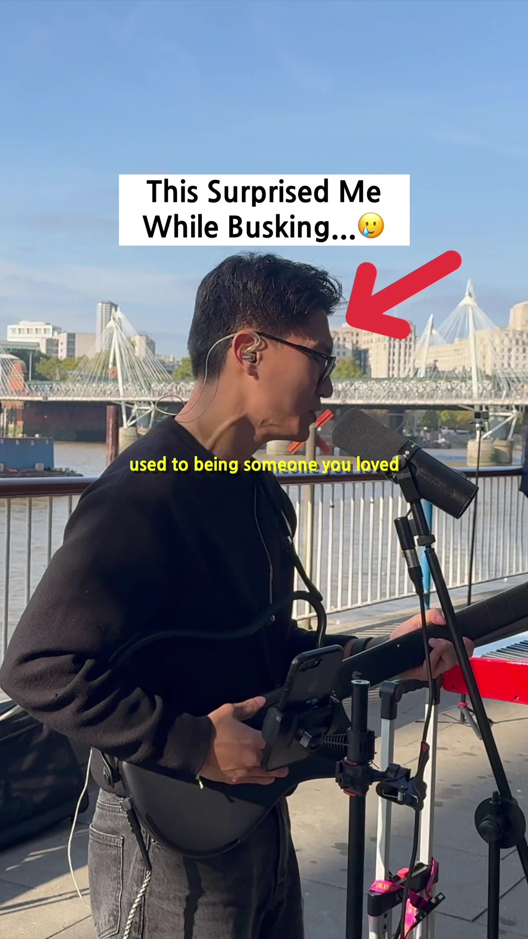 TikTok post by @sungjoonmusic for LAVA MUSIC. Caption reads: [...] cover) This video is sponsored by @LAVAMUSIC....