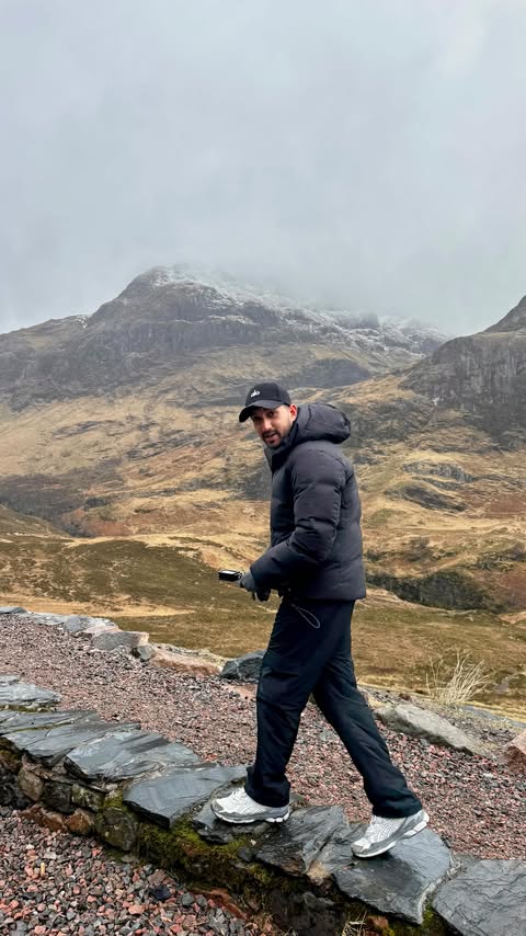 Instagram post by @kaash_chaudhary for GetYourGuide. Caption reads: On the Scottish islands, our GetYourGuide....