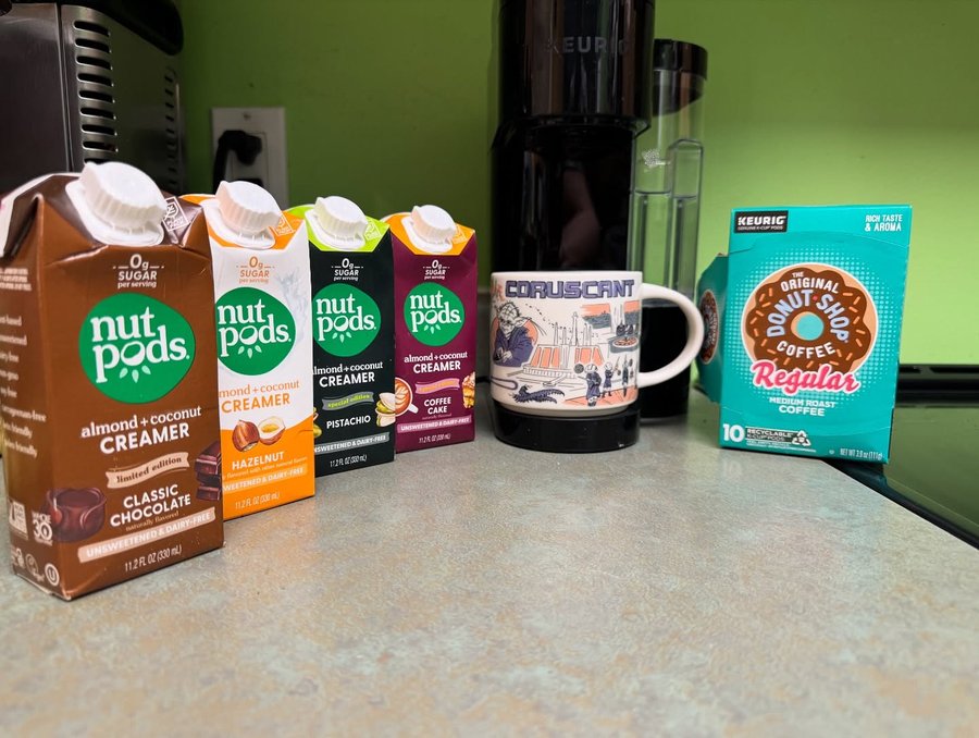 Instagram post by @staceykashkash for nutpods. Caption reads: @influenster @nutpods @keurig 

I love being able....