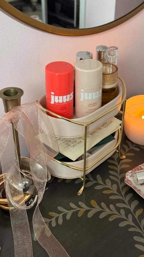 Instagram post by @goodmeredith for Target. Caption reads: [...] this year ✨🫧 @juusbeauty #juuspartner....