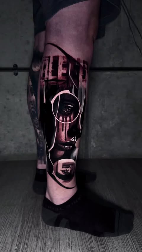 Instagram post by @tomftattoo for Killer Ink Limited. Caption reads: BLEED : My last tattoo of 2025 

I will be....