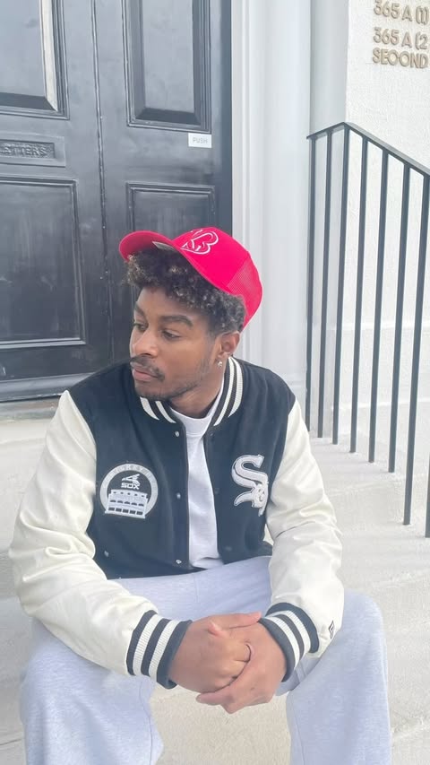 Instagram post by @bushybroweth for Sergio Tacchini. Caption reads: @plainandsimpleofficial styled my way, who can....