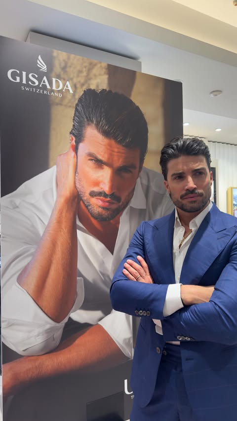 Instagram post by @marianodivaio for Gisada. Caption reads: [...] 🤷🏼‍♂️ my ambassador campaign for....