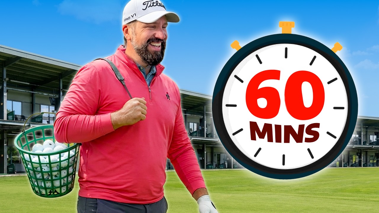 YouTube post by @peterfinchgolf for HackMotion. Caption reads: How to ACTUALLY Get Better at Golf! (fix your game....