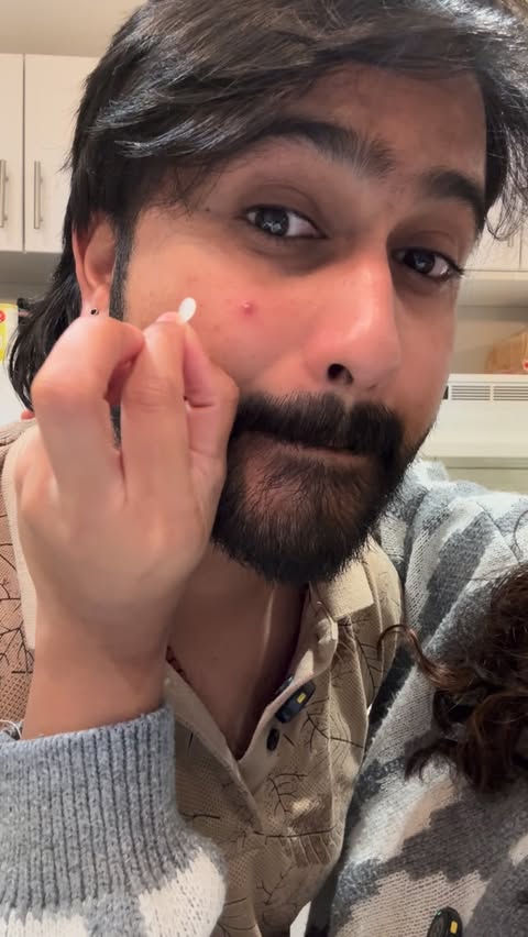 Instagram post by @bawra_mannnn_ for PanOxyl. Caption reads: @panoxyl sent over their overnight acne spot....