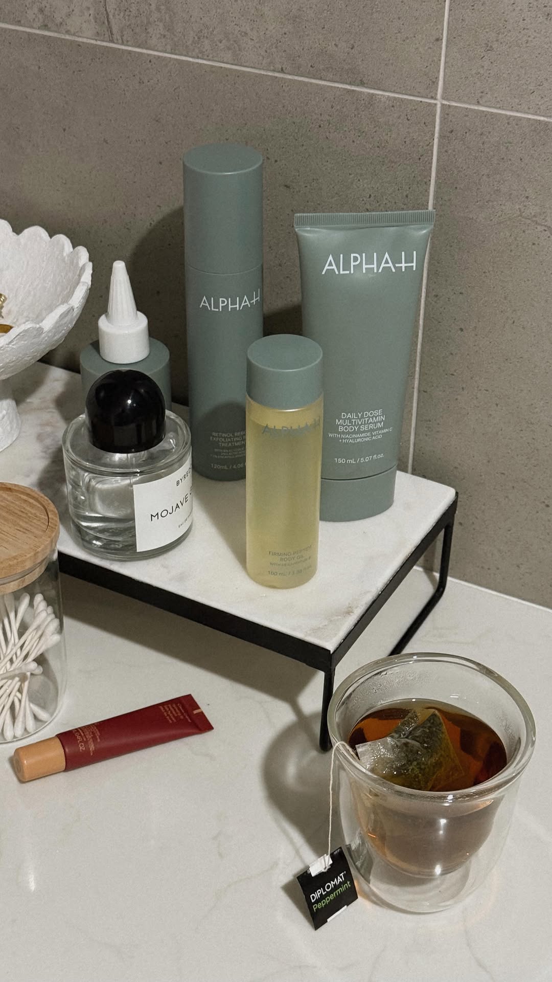 Instagram post by @maddyzanatta for ALPHA-H. Caption reads: I’ve started romanticising these tiny windows of....