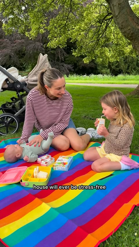 Instagram post by @frankieseamark for Innocent Drinks. Caption reads: Anyone else find that parenting gets easier once....