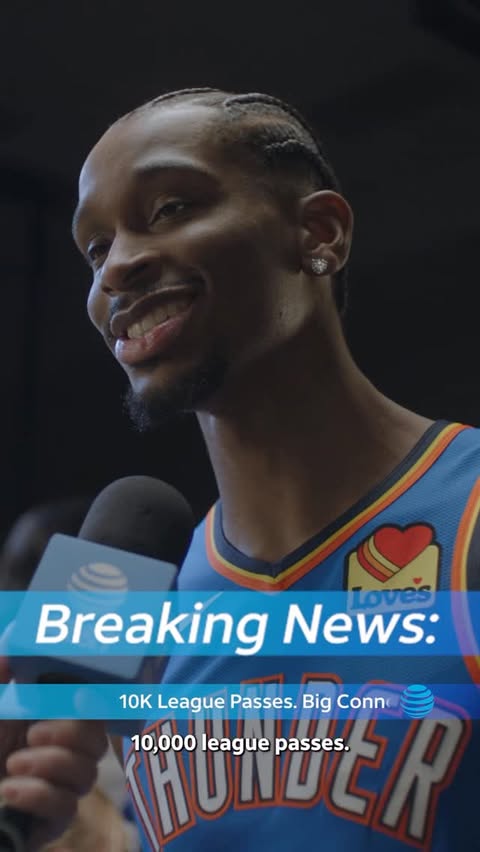 Instagram post by @shai for AT&T. Caption reads: Ball. For. All…that’s the game....