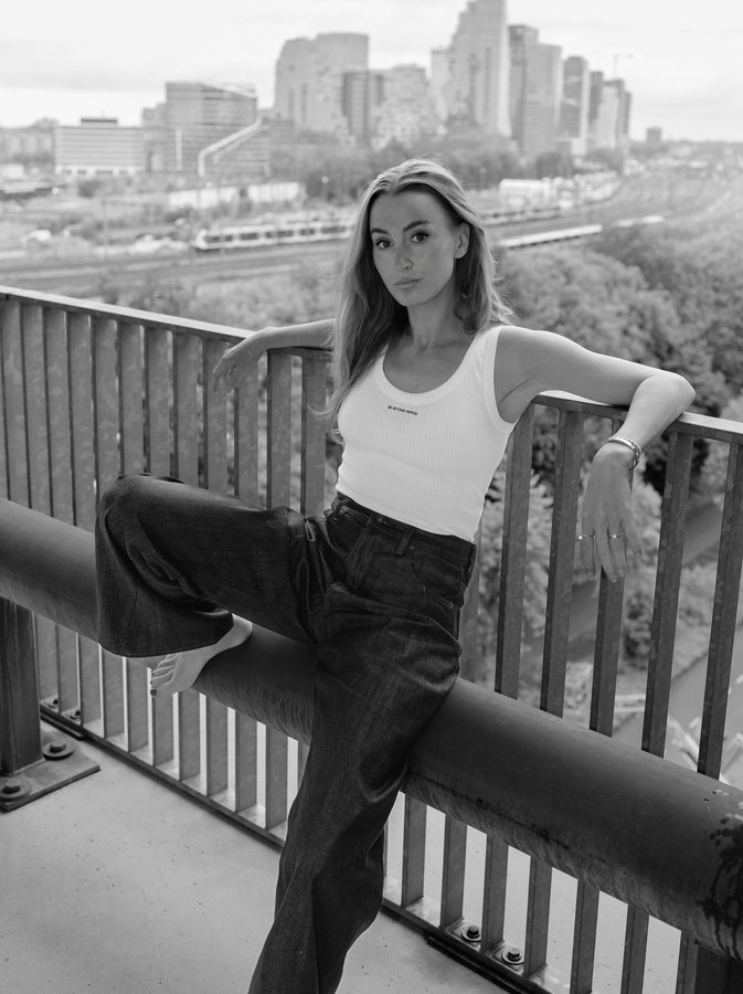 Instagram post by @noordegroot for G-Star RAW. Caption reads: Night out in Amsterdam with @gstarraw celebrating....