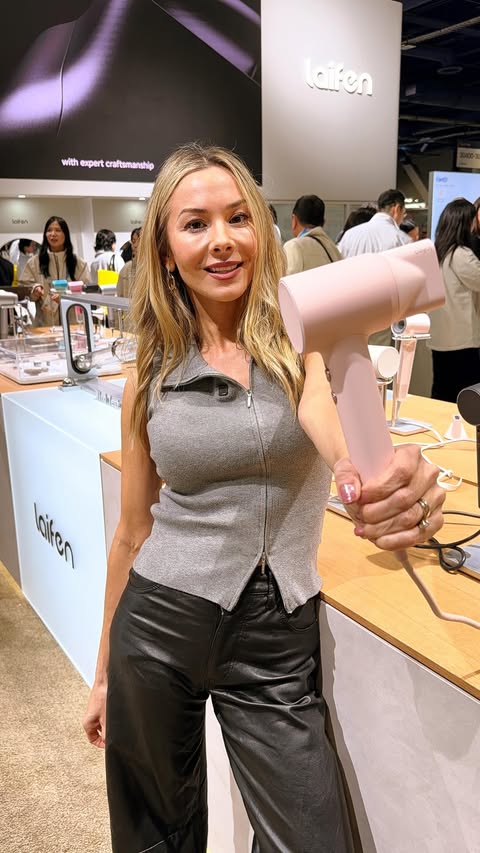 Instagram post by @itskimjava for Laifentech. Caption reads: Laifen’s high-speed hair dryer has already shipped....