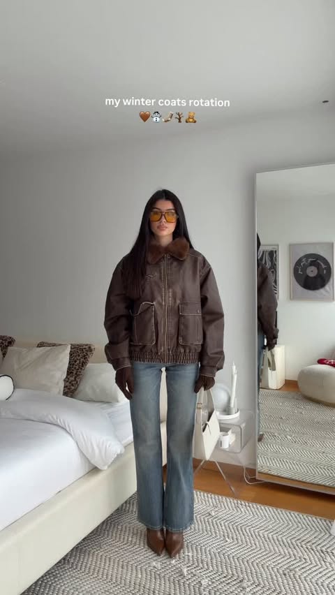 Instagram post by @ilaydaserifi for New Yorker. Caption reads: [...] Welches 1,2,3,4 ist euer fave? 🤎....