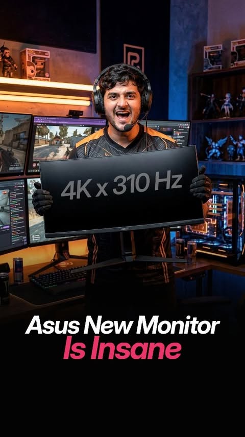 Instagram post by @mr.nerf for ASUS. Caption reads: [...] sessions + clean setup with tripod mount.....
