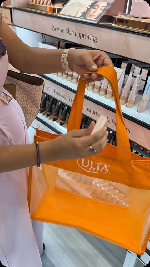 Instagram post by @world_of_erish for Laura Mercier. Caption reads: [...] at Ulta—go check it out! 🤍 @lauramercier....