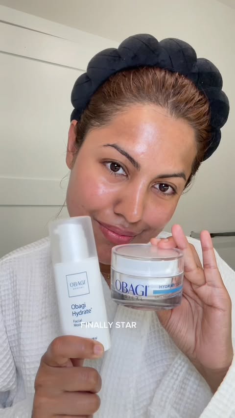 Instagram post by @nycmomjia for Obagi Medical. Caption reads: These two moisturizers from @obagimedical have....