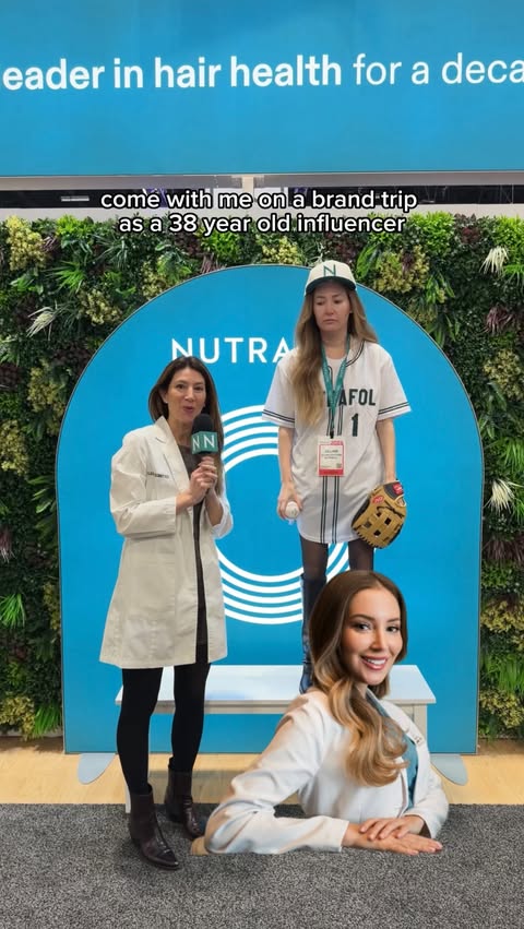 Instagram post by an influencer for Nutrafol. Caption reads: if u see this help @nutrafol #nutrafolpartner....