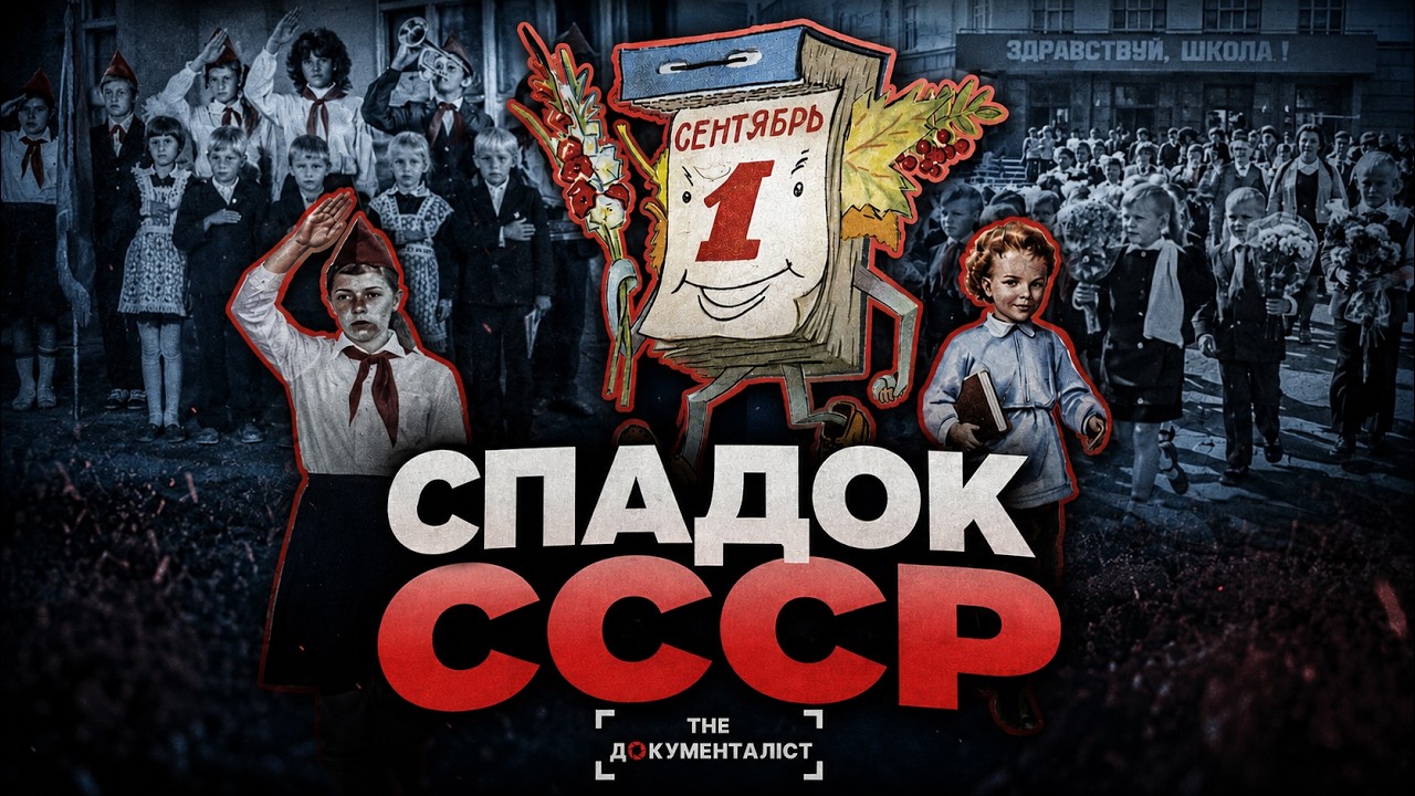YouTube post by @Document_history for БФ Дім Сірка. Caption reads: The USSR is gone, but the school remains: [...].