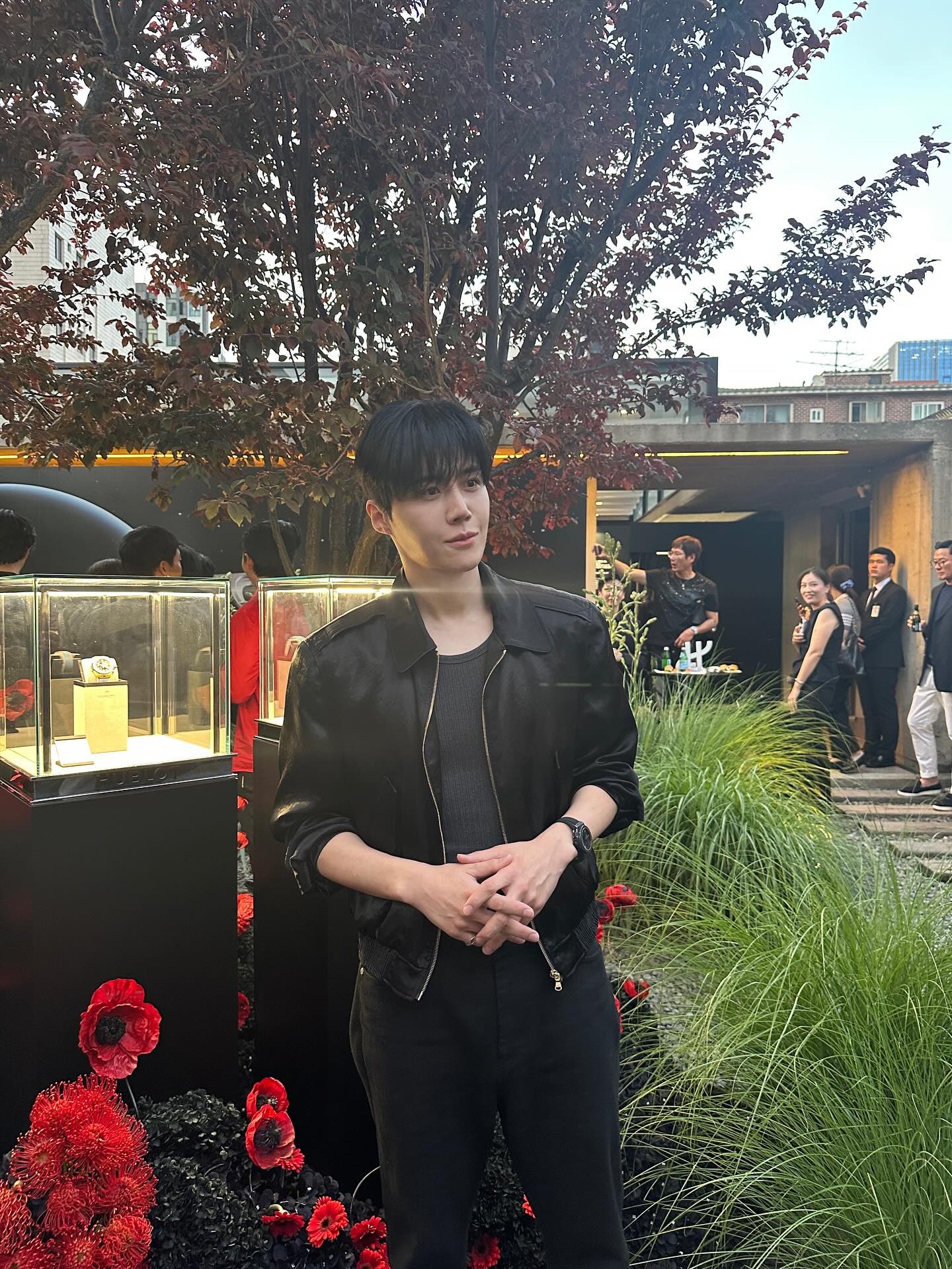 Instagram post by @seonho__kim for Hublot. Caption reads: #ad #Hublot.