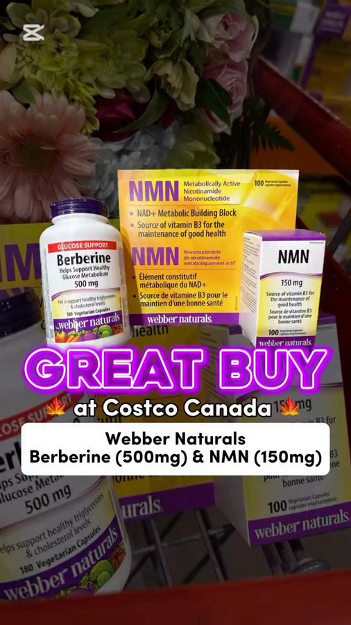 Instagram post by @we_love_costco for Webber Naturals. Caption reads: My family has been buying @webbernaturals from....