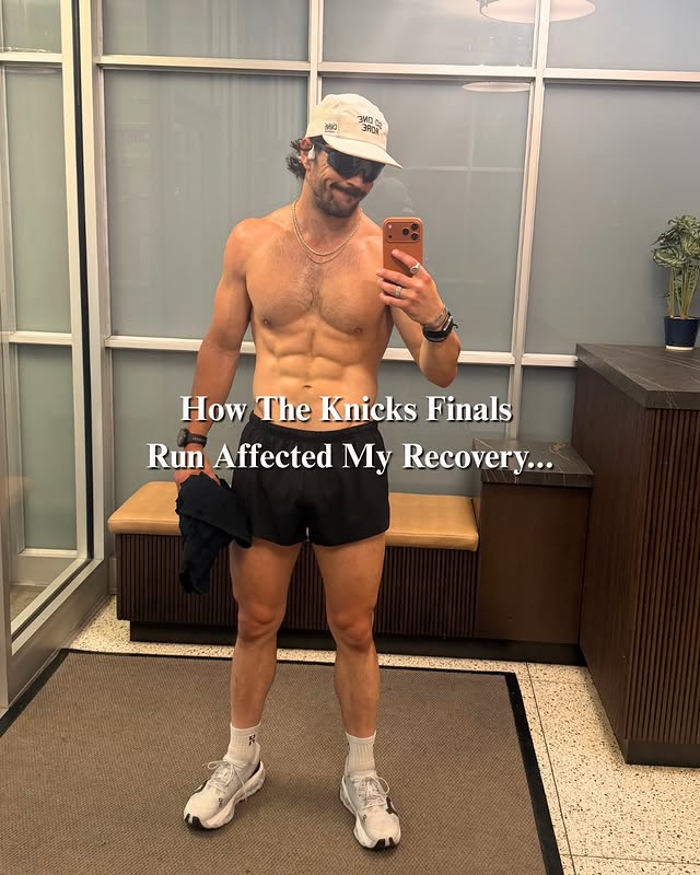 Instagram post by @dan_churchill for WHOOP. Caption reads: [...] run affected my recovery scores… Team my....