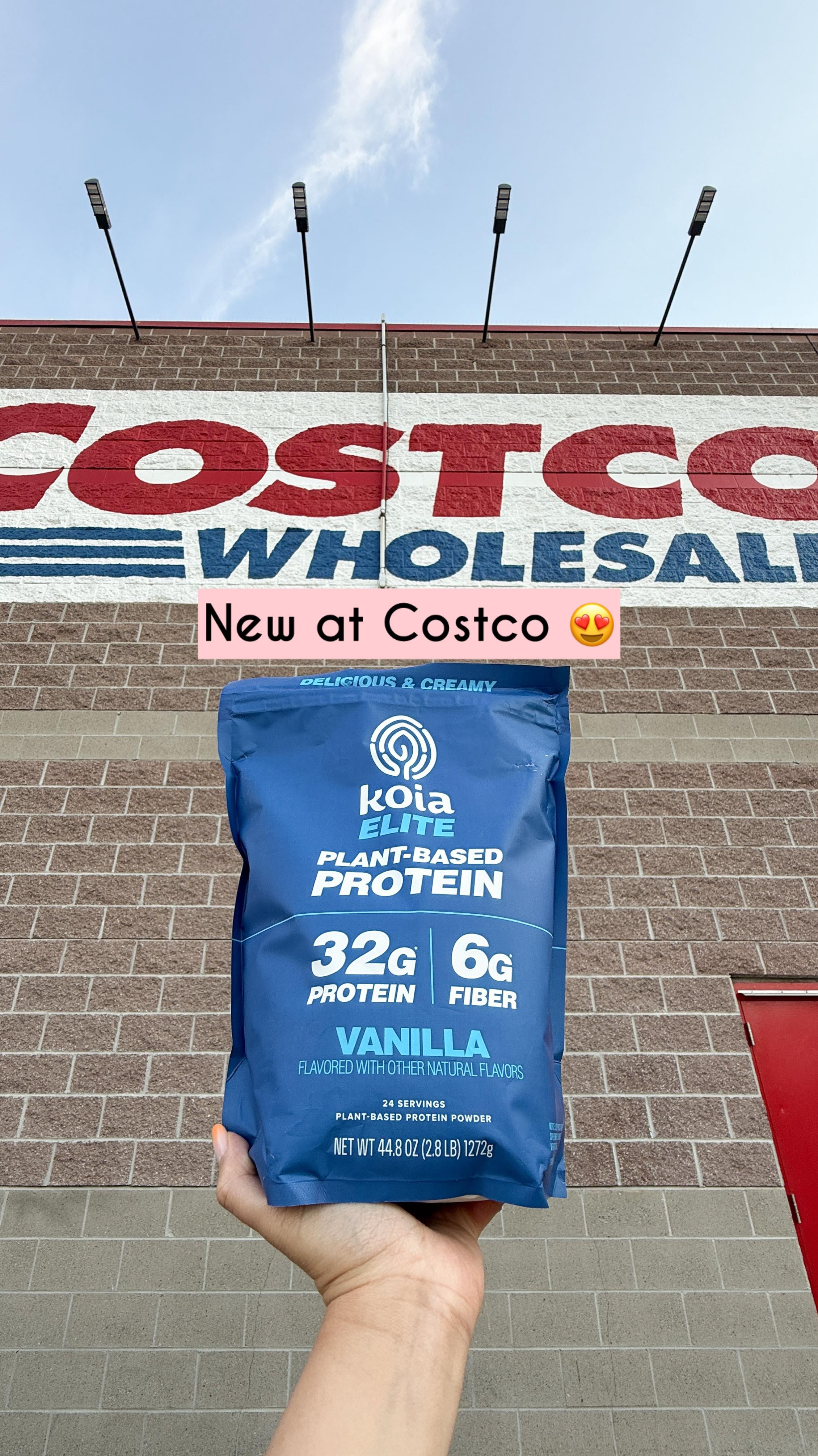 Instagram post by @costcoaisles for Koia. Caption reads: ✨New Item at Costco✨
Reach your daily protein....