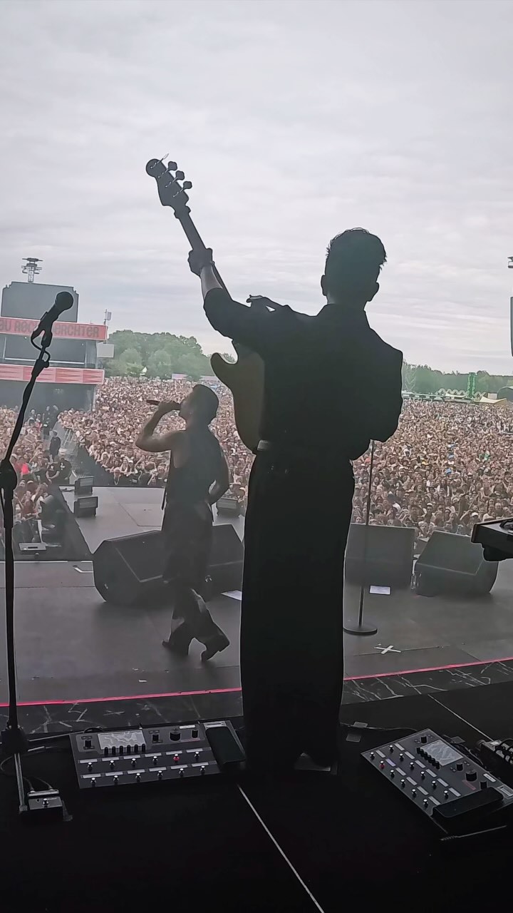 Instagram post by @nickdiioriomusic for Ultimate Ears. Caption reads: Locked in with the @damianodavid team 🔒

Thank....