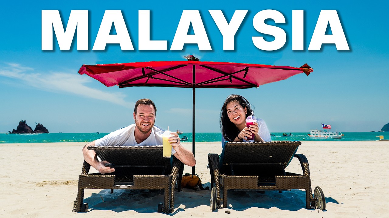 YouTube post by @LisaAndJosh for Skillshare. Caption reads: 2 Weeks in Malaysia on a Budget.