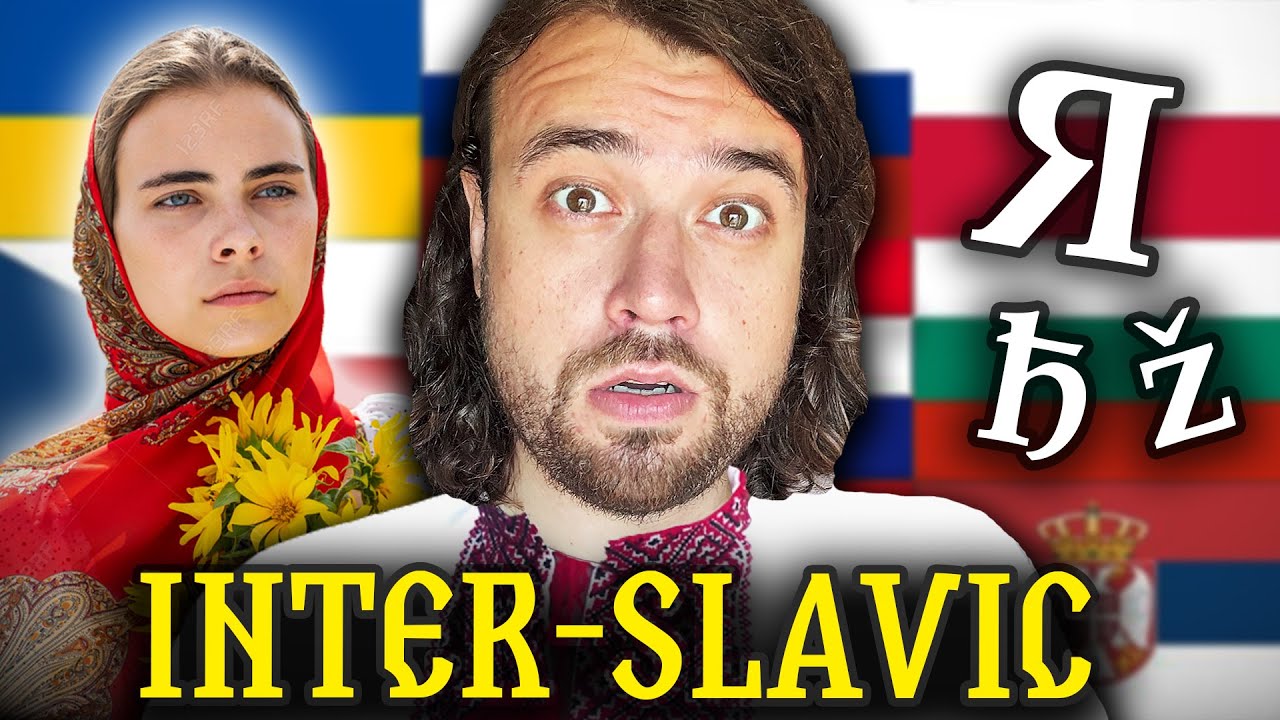 YouTube post by @roman_nfkrz for Lingopie. Caption reads: The Language EVERY SLAV Can Understand.