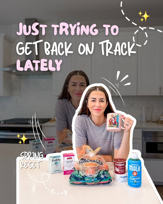 Instagram post by @kristenlecos for BabbleBoxx. Caption reads: just trying to get back on track lately nothing....