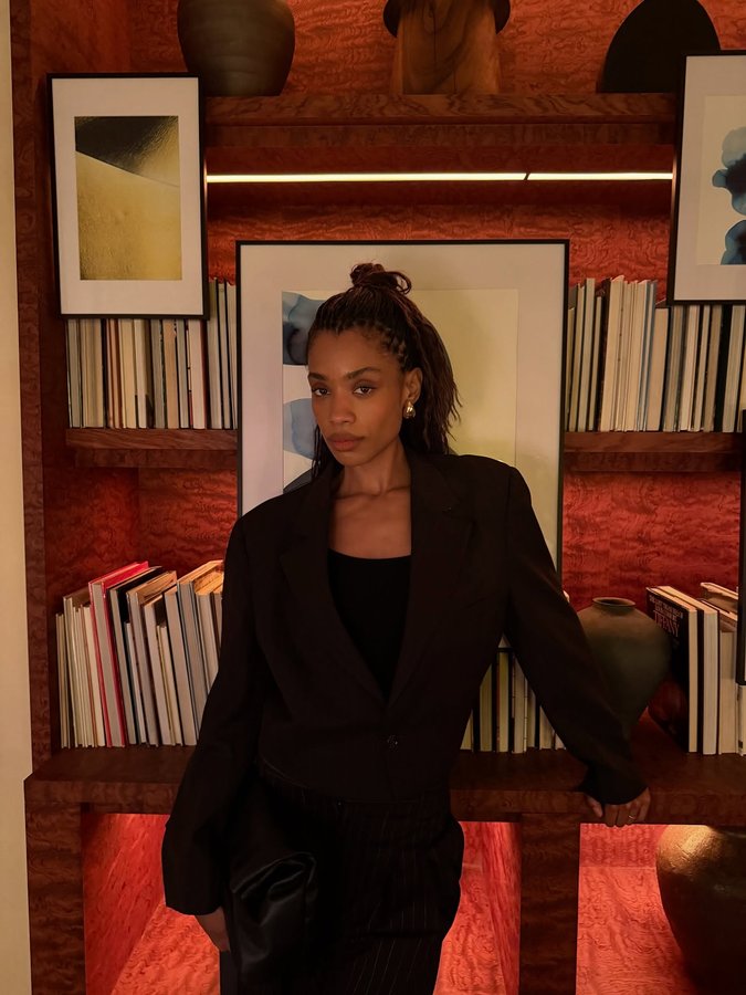 Instagram post by @raissaleme_ for Bluemercury. Caption reads: Last night with @gq and @bluemercury, celebrating....