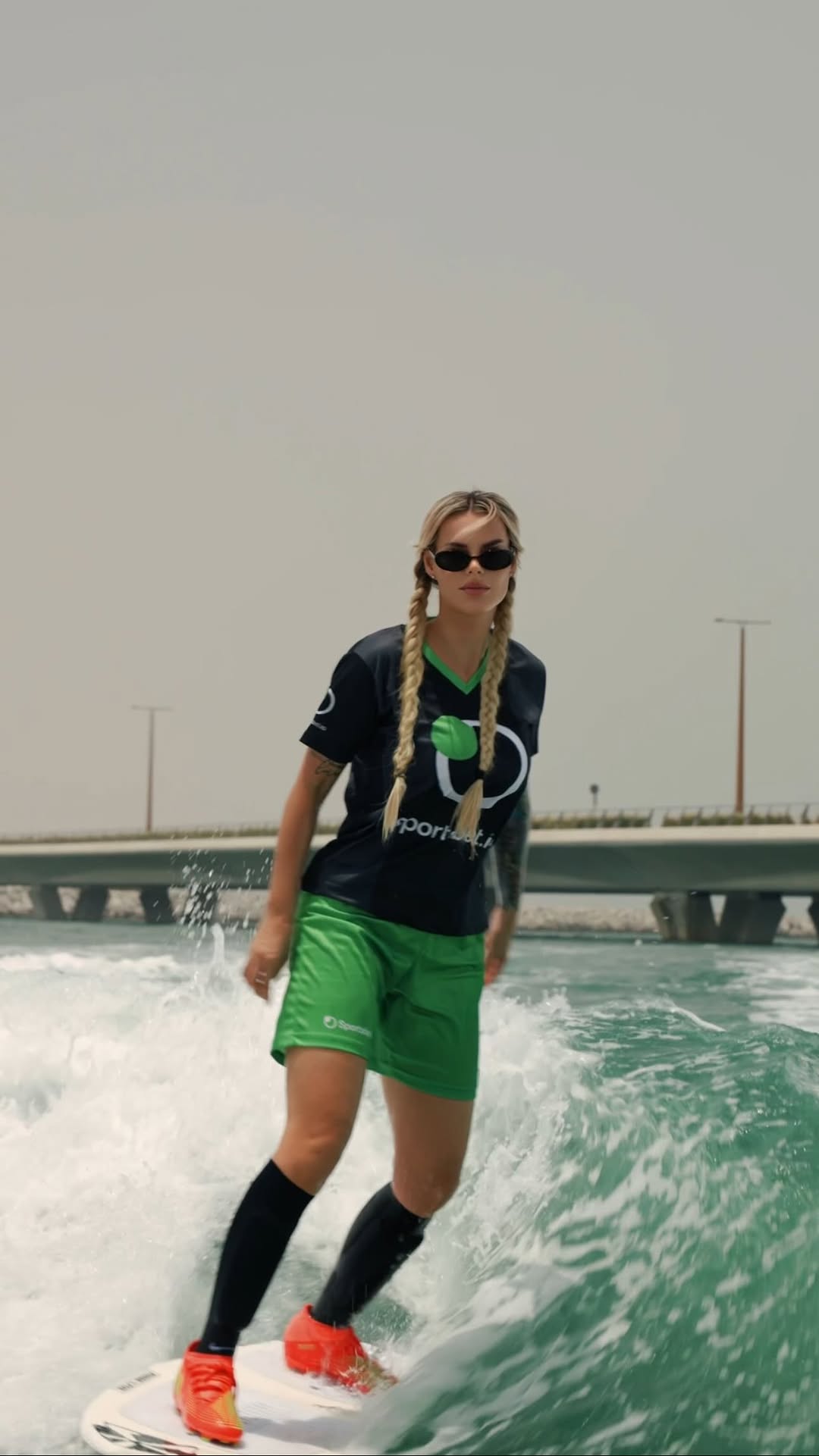 Instagram post by @boss_baby001k for Sportsbet.io. Caption reads: Scoring goals ⚽️ and gearing up for the Club World....