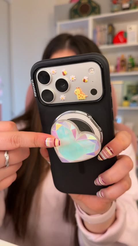 Instagram post by @heillyraices for PopSockets. Caption reads: [...] @bestbuy but of course designed by....