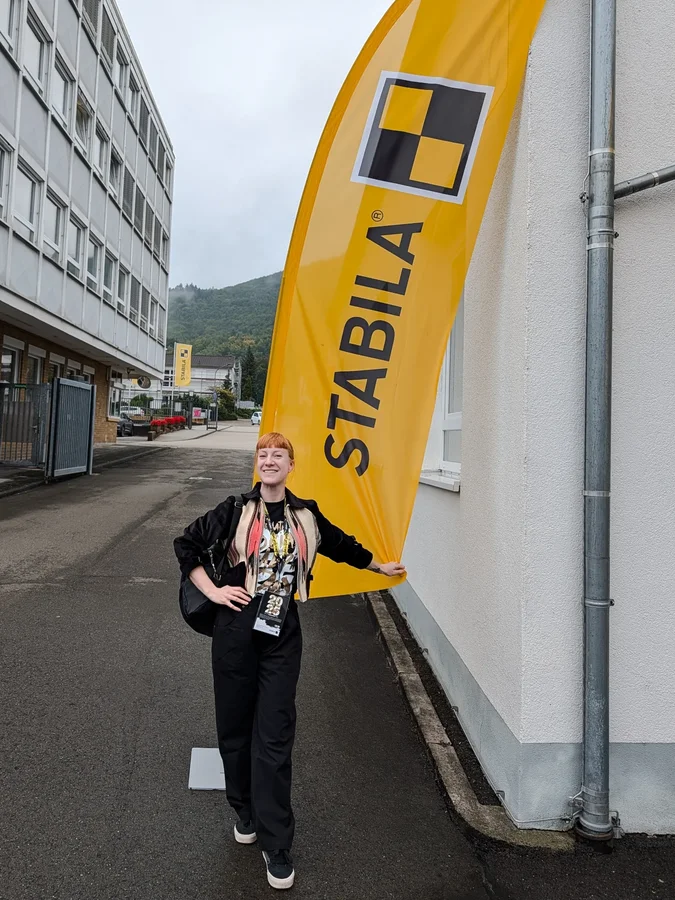 Instagram post by @thegingermason for STABILA. Caption reads: [...] cannot express how grateful I am to....