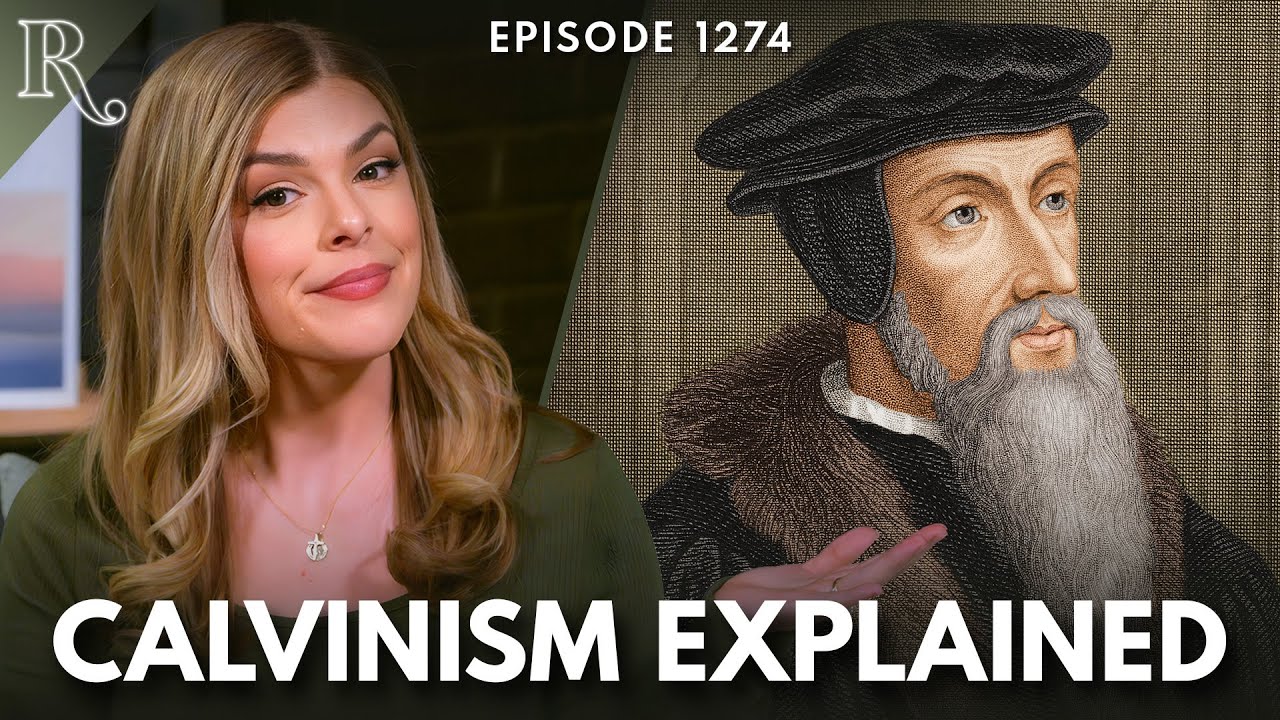 YouTube post by @AllieBethStuckey for Good Ranchers. Caption reads: Predestined to Hell? Calvinism Explained | Ep 1274.