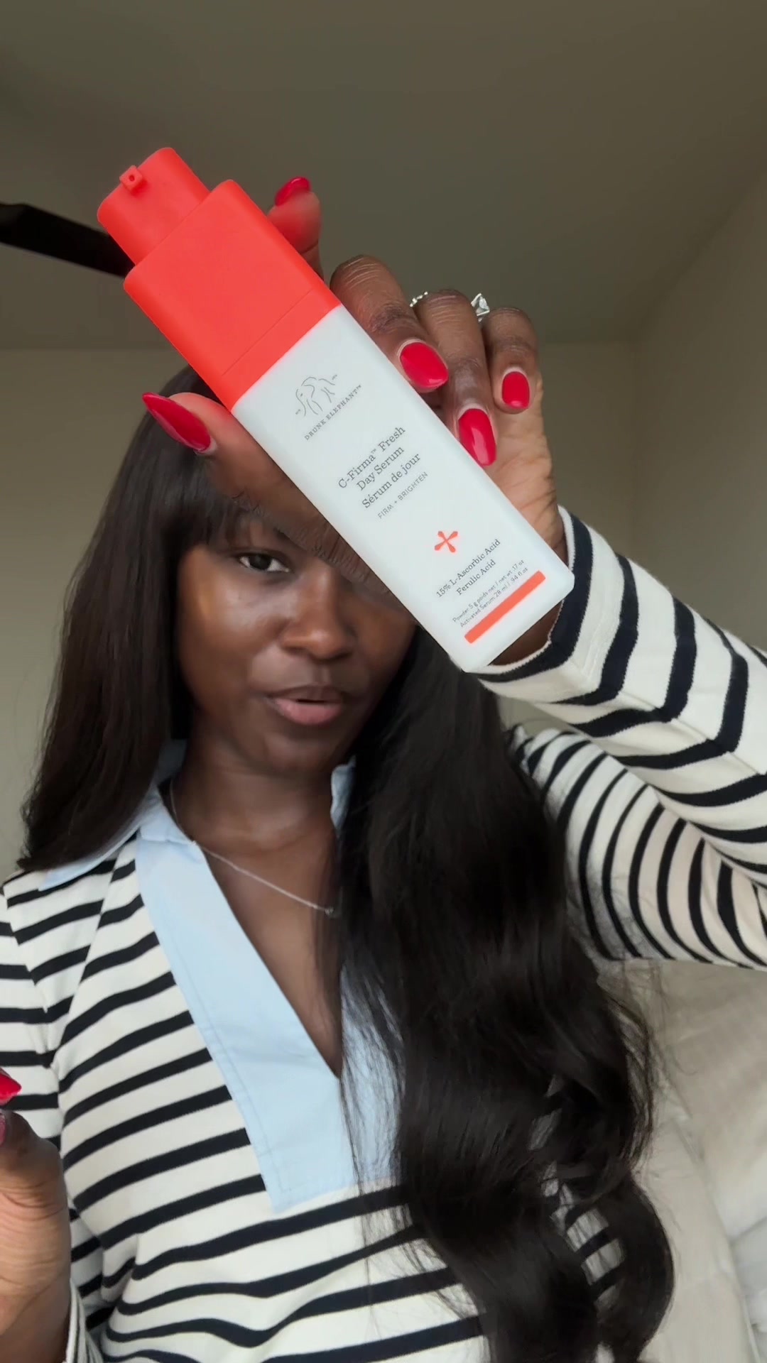 TikTok post by @barbarahwilliam for Drunk Elephant. Caption reads: #DrunkElephantPartner My dermatologist recommended....