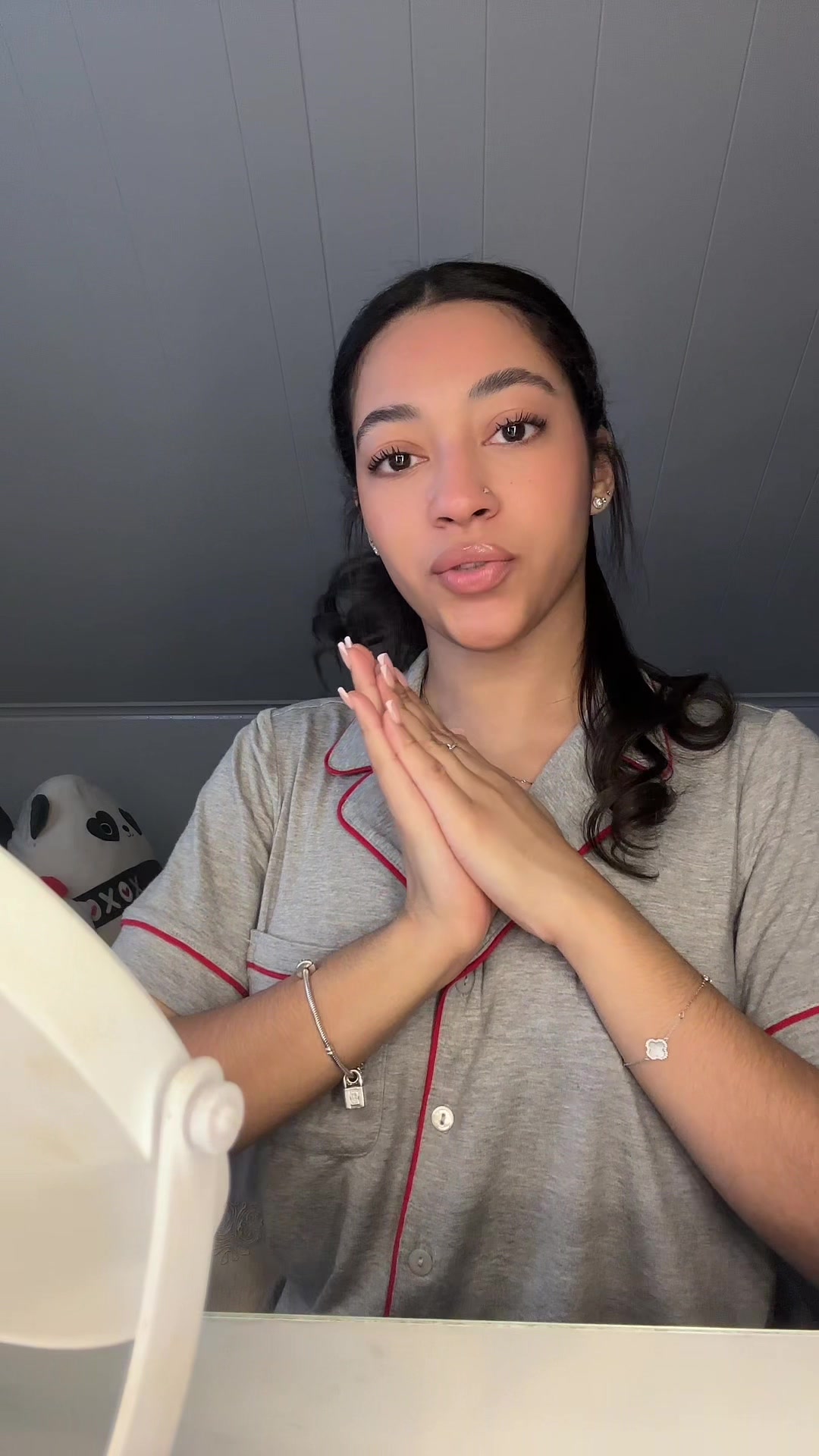 TikTok post by @karissa_.8104 for bareMinerals. Caption reads: [...] 🥰  #getreadywithme #grwm  @cocokind....