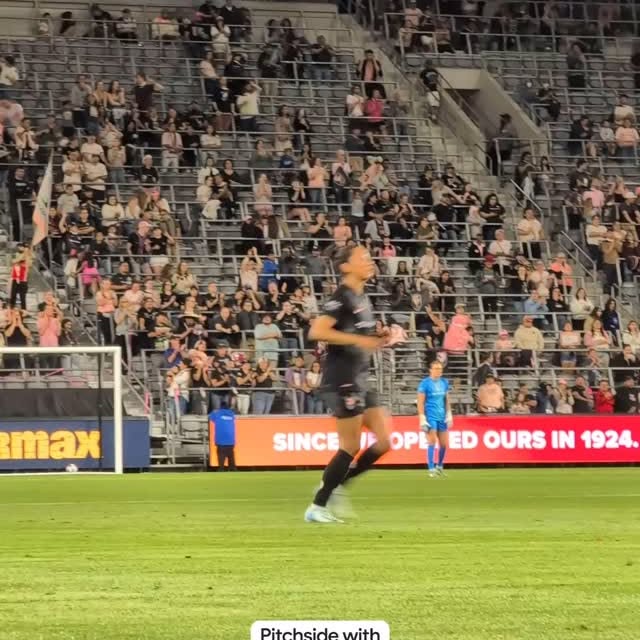 Instagram post by @christenpress for Google Pixel. Caption reads: Subbed in and scored a goal, that’s Christen Press....