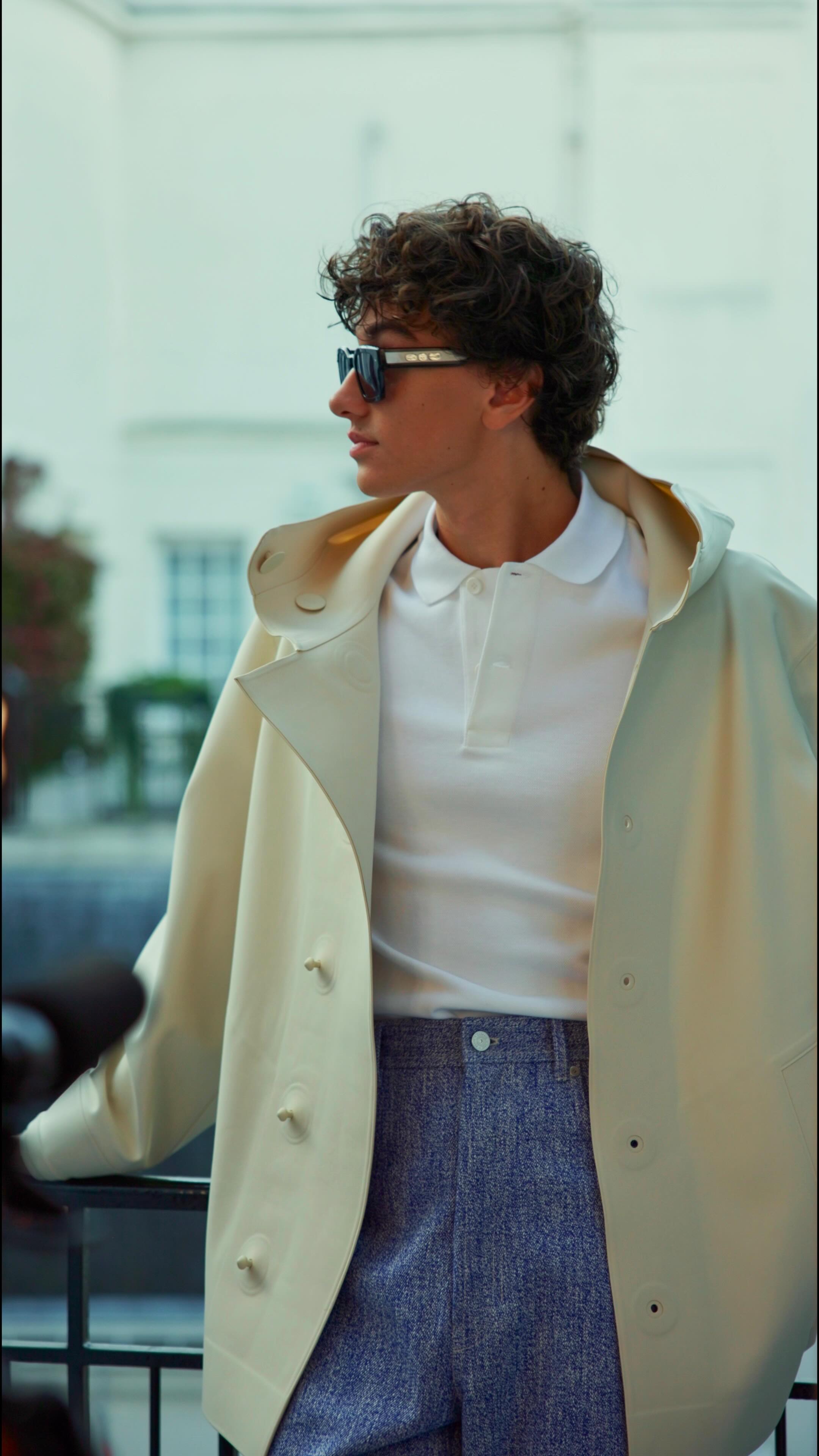 Instagram post by @gavincasalegno for Lacoste. Caption reads: A little behind the scenes from @lacoste.