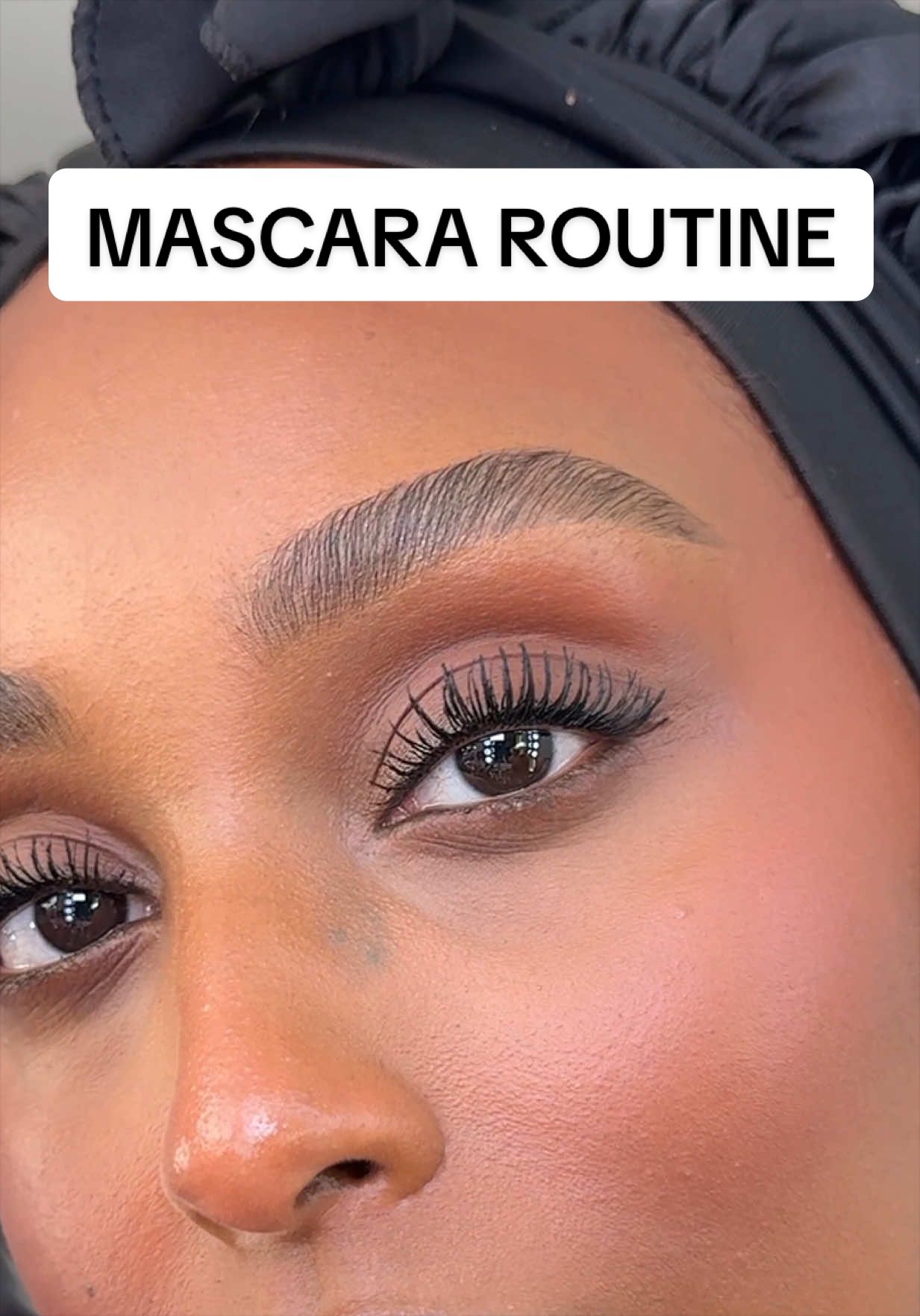 TikTok post by @ayshaharun for Fenty. Caption reads: [...] combo! @Benefit Cosmetics bad gal bang +....