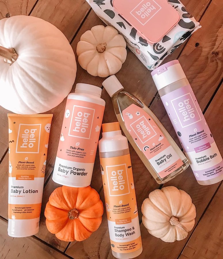 Instagram post by @michebella.xo for Hello Bello. Caption reads: Hello • Bello has checked all my boxes ✅ for the....