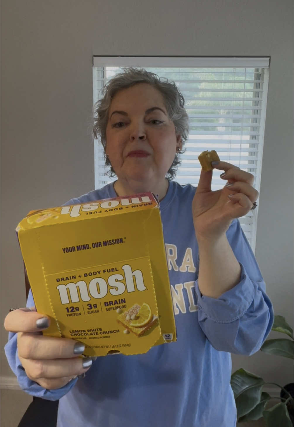 TikTok post by @suzette_lost_it for MOSH. Caption reads: [...] tastes just like lemon pie! 🍋🥧 Follow....
