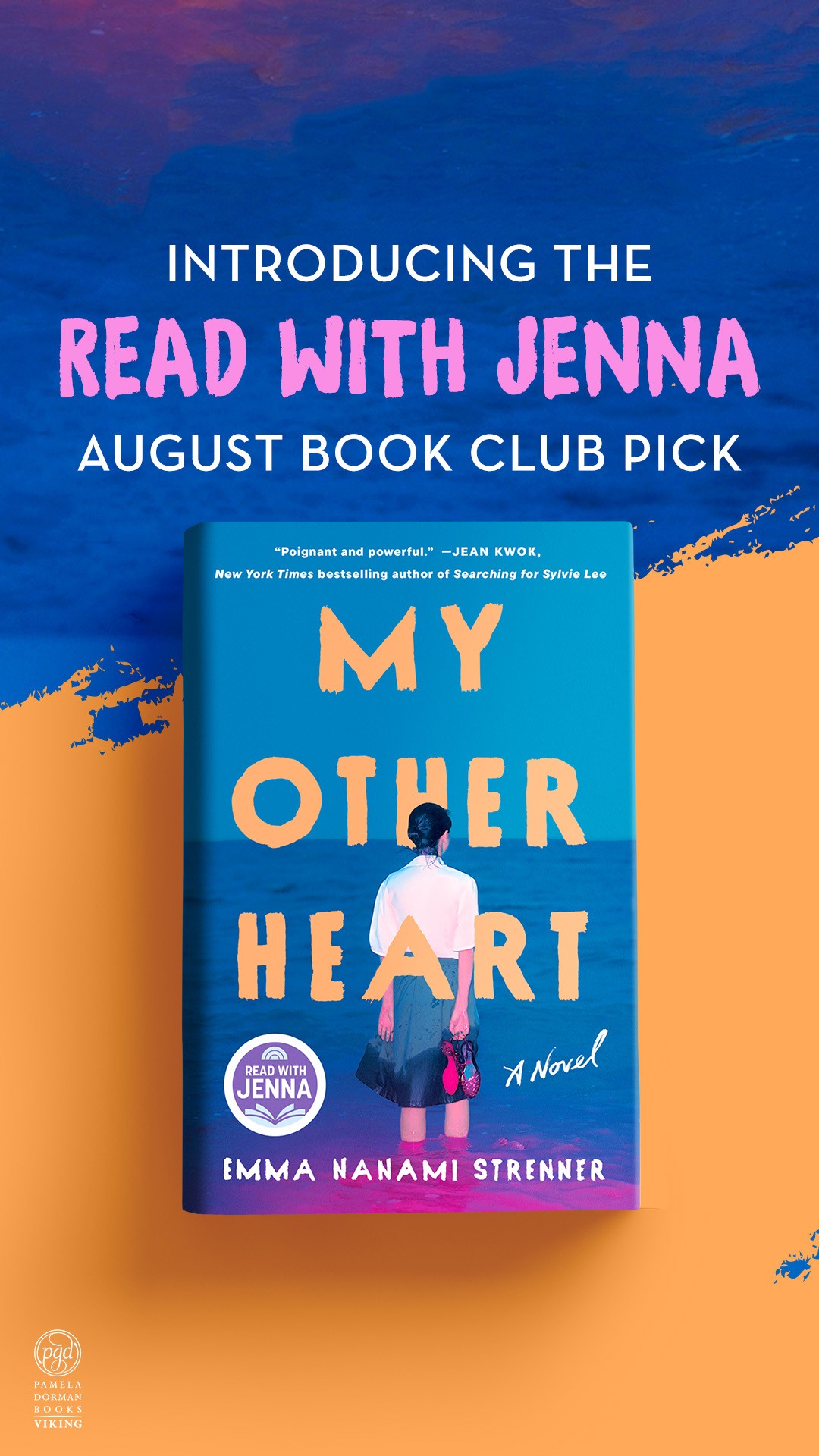 Instagram post by @readwithjenna for Viking Books. Caption reads: ICYMI: MY OTHER HEART by @emmastrenner is the....