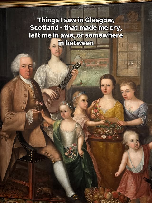 Instagram post by @byjacklynn for VisitScotland. Caption reads: ad Glasgow truly surprised me. The city’s history,....